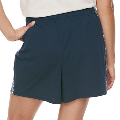 Plus Size Sonoma Goods For Life® Mix & Match Pajamas: Jersey Sleep Shorts