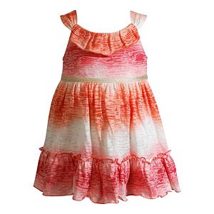 Baby Girl Youngland Ombre Burnout Dress