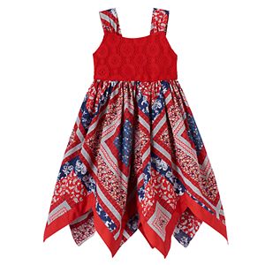 Baby Girl Blueberi Boulevard Bandana Crochet Dress