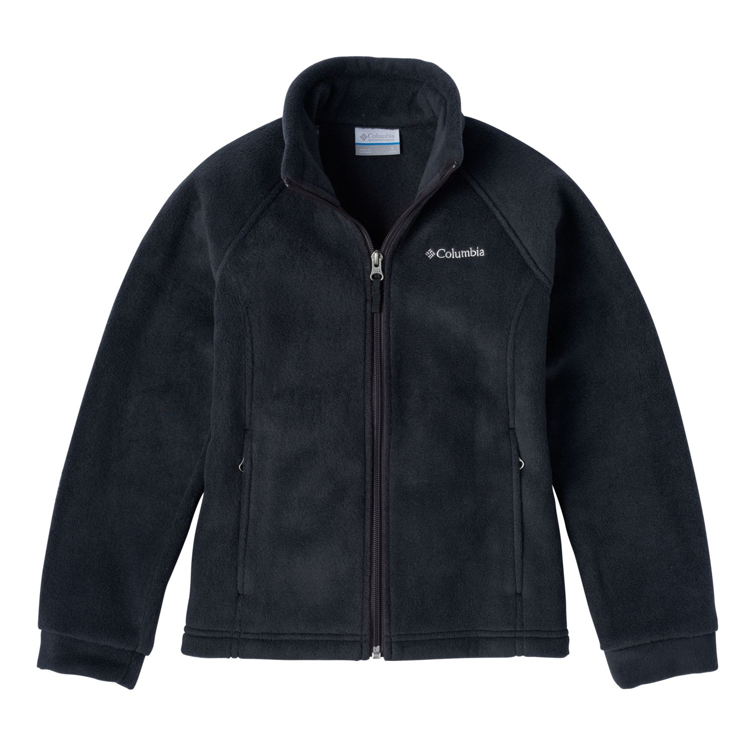 columbia three lakes hooded long fleece jacket