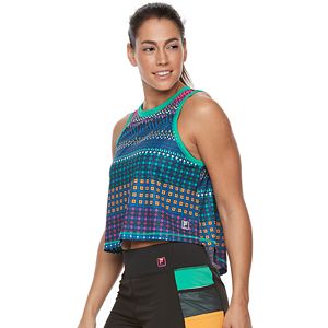 Women's FILA SPORT® Printed Performance Crop Tank