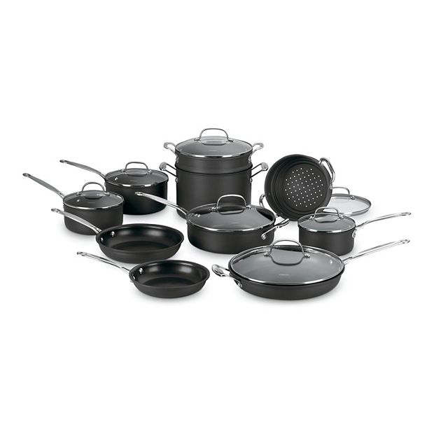 Cuisinart Chef's Classic 17 Piece Cookware Set - Stainless Steel