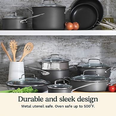 Cuisinart Chef's Classic 17-pc. Nonstick Hard-Anodized Cookware Set