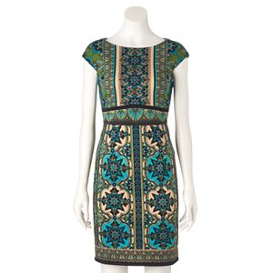 Women's Suite 7 Scroll Sheath Dress