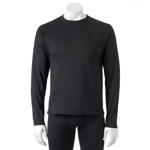 Men's VRY WRM Microfleece Performance Thermal Base Layer Crew Tee