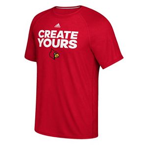 Men's adidas Louisville Cardinals March Madness Create Yours Tee