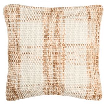 Safavieh Woven Plaid Throw Pillow
