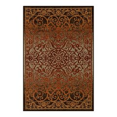 Masada Rugs Traditional Mat Area Rug Design # 401 Black (24 Inch X