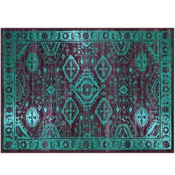 Maples Lucinda Area and Washable Throw Rug