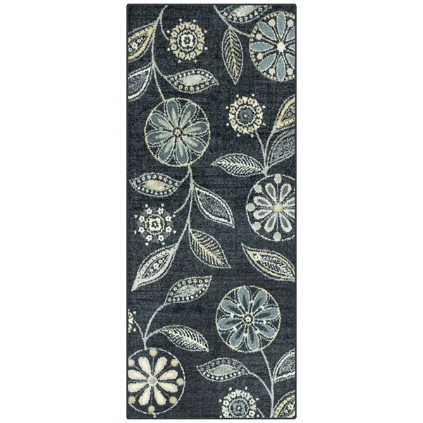 Maples Aretha Area and Washable Throw Rug Persian Blue (5X7 FT) BrickSeek