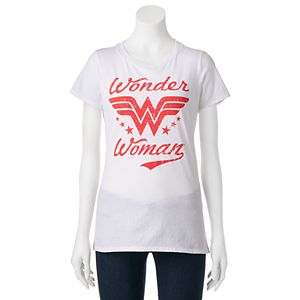 Juniors' DC Comics Wonder Woman Burnout Graphic Tee