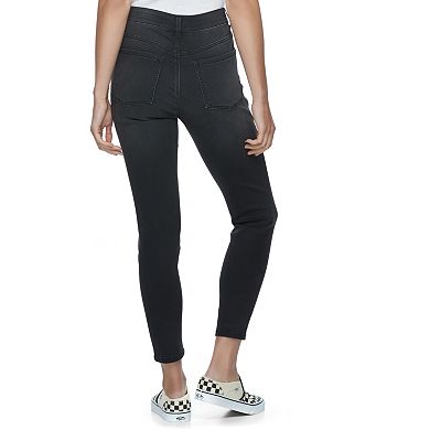 Juniors' SO® Button Fly Ankle Jeggings