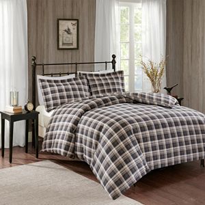 Woolrich 3-piece Tasha Flannel Duvet Cover Set