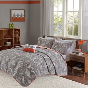INK+IVY Kids Orbit Coverlet Set