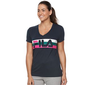 Women's FILA SPORT® Colorblock Logo Performance Tee