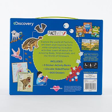 Kohl's Cares® Ultimate Activity Pack Sticker Book & Poster 4-piece Set by Discovery Kids 