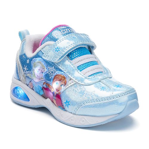 Disney�s Frozen Anna &amp; Elsa Toddler Girls� LightUp Shoes