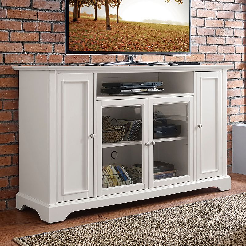 Crosley Furniture Campbell TV Stand, White