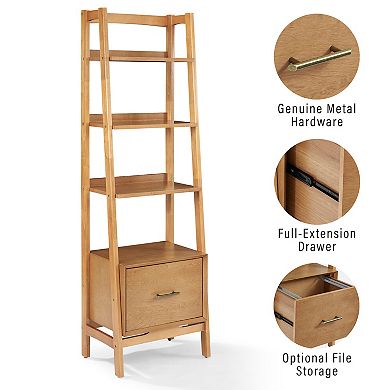 Crosley Landon Small Ladder Bookshelf