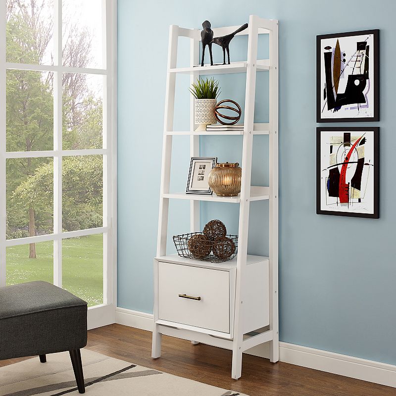 84273797 Crosley Furniture Landon Small Ladder Bookshelf, W sku 84273797