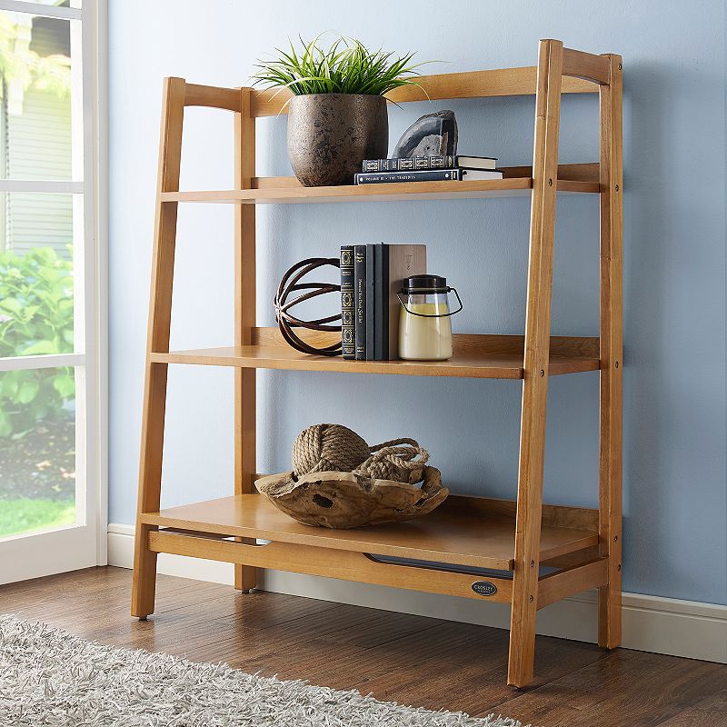 Crosley Furniture Landon Ladder Bookshelf, Brown