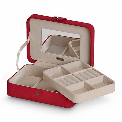 Mele & Co Plush Fabric Travel Jewelry Box