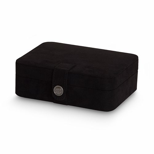 Mele & Co. Plush Fabric Travel Jewelry Box