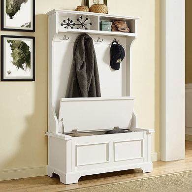 Crosley Furniture Campbell Hall Tree Storage Bench