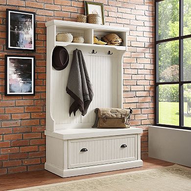 Crosley Seaside Hall Tree Storage Bench