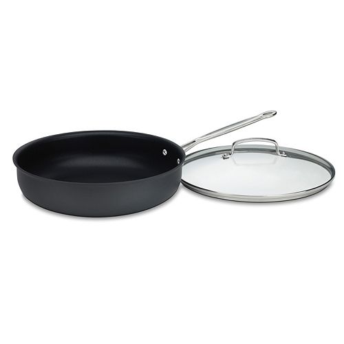 Cuisinart® Chefs Classic Nonstick Hard Anodized Stainless Steel 12 In Deep Fry Skillet 6898