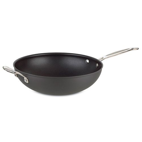 cuisinart chefs classic hard anodized nonstick 12 in.frying pan with li