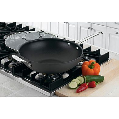 Cuisinart Chef's Classic Nonstick Hard-Anodized Stainless Steel 12.5-in. Stir Fry Pan