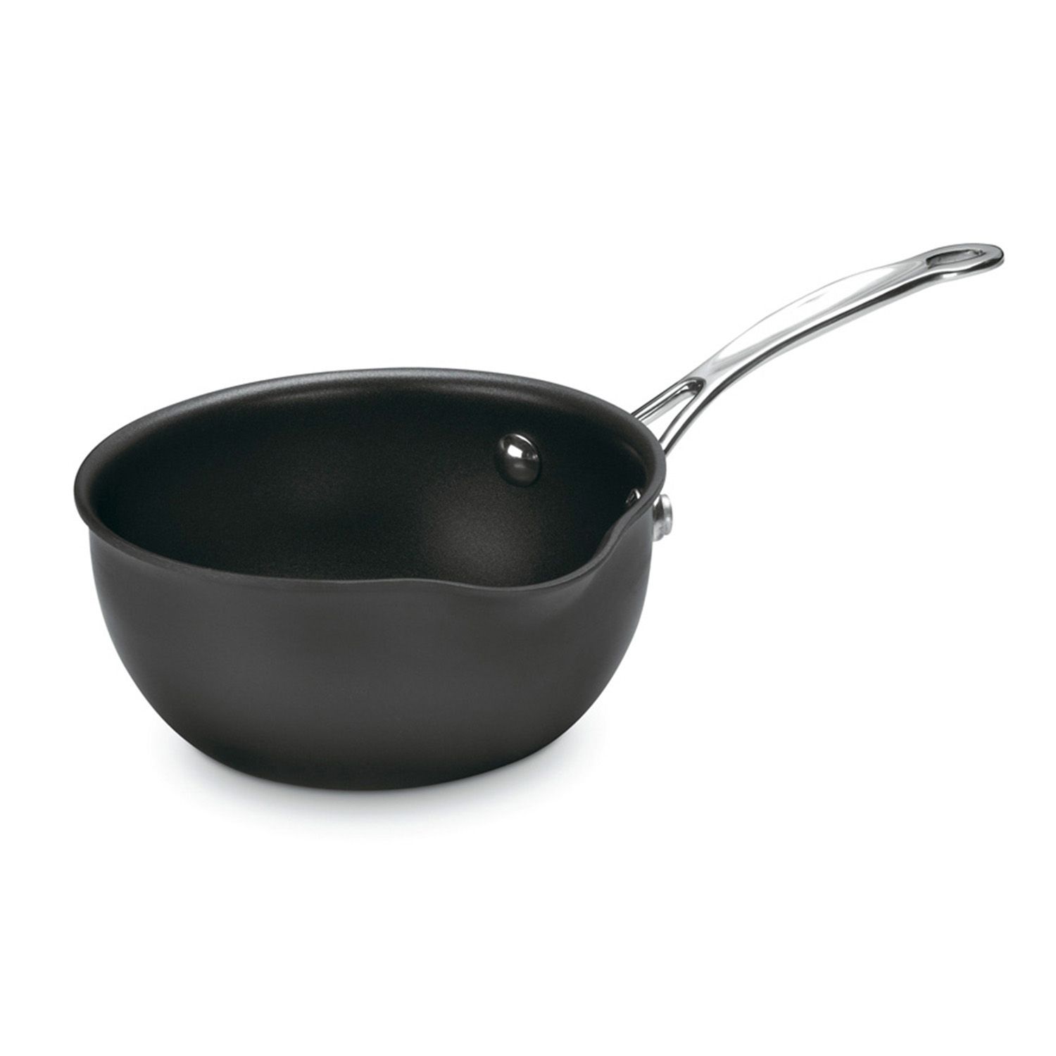 18cm Non-Stick Flat Bottom Saucepan With 2 Spouts (1 PC) – R & B Import