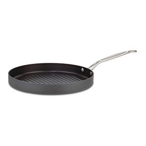 Cuisinart Chef's Classic Nonstick Hard-Anodized Stainless Steel 12-in. Round Grill Pan