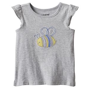 Baby Girl Jumping Beans® Slubbed Graphic Tee