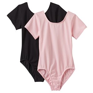 Girls 4-16 2-pk. Short Sleeve Leotards