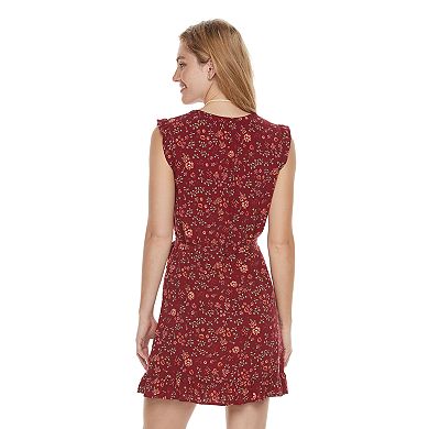 Women's Sonoma Goods For Life® Floral Ruffle Shift Dress