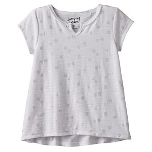 Toddler Girl Jumping Beans® Glittery Daisy Slubbed Tee