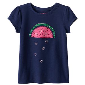 Toddler Girl Jumping Beans庐 Embroidered Graphic Tee