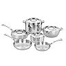 Cuisinart® 10-pc. French Classic Tri-Ply Stainless Steel Cookware Set