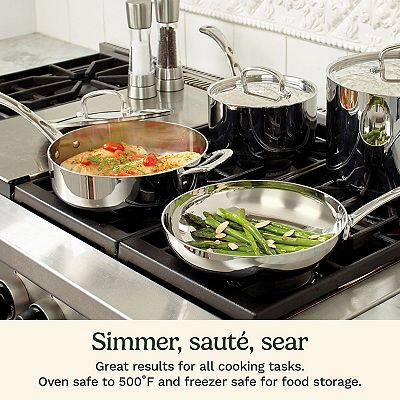 Cuisinart® 10-pc. French Classic Tri-Ply Stainless Steel Cookware Set