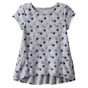 Toddler Girl Jumping Beans® Print High-Low Hem Tee