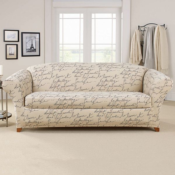 Sure fit 2 cushion sofa clearance slipcover