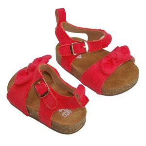 Baby Girl OshKosh B'gosh® Bow Sandal Crib Shoes