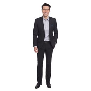 Men's Nick Dunn Modern-Fit Dot Unhemmed Suit