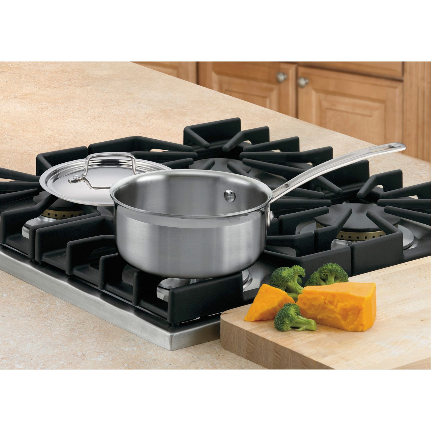 Cuisinart Pentola MultiClad Pro 6 Qt | Acciaio Inox 3 Strati | Adatta A Induzione E Forno