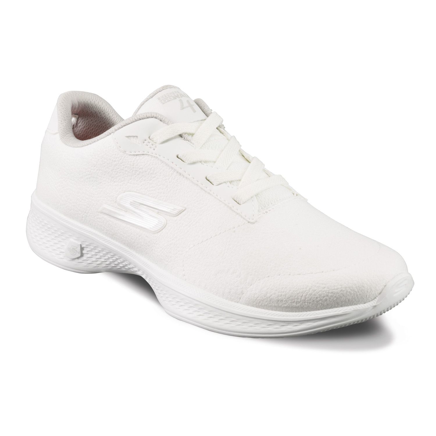 skechers women's go walk 4 premier white