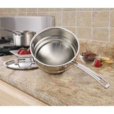 Cuisinart® Multiclad Pro Triple Ply Stainless Steel Double Boiler with Cover