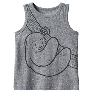 Baby Boy Jumping Beans® Front & Back Graphic Nep Tank Top