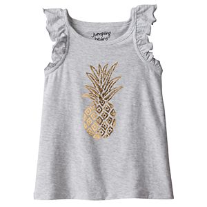 Toddler Girl Jumping Beans® Foiled Pineapple Tank Top